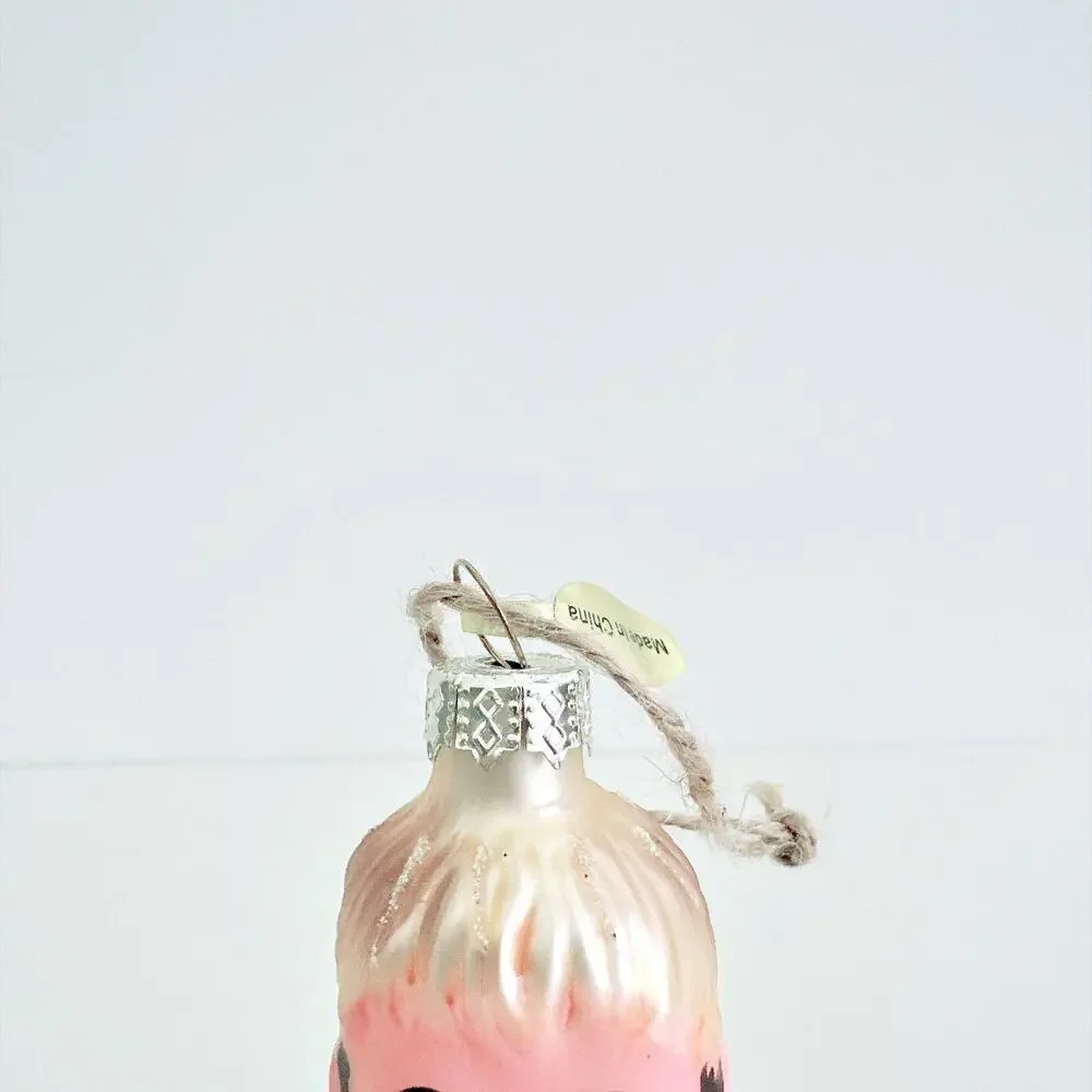 JOE EXOTIC TIGER KING GLASS ORNAMENT
